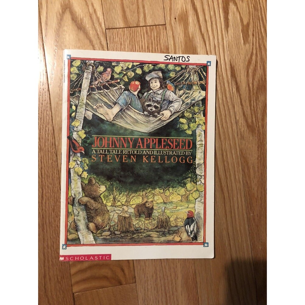 Vintage 1988 Johnny Appleseed - Paperback By Steven Kellogg